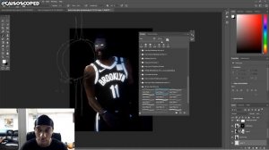 Sports Design Full Tutorial | Make Your Edits Glow! | Kyrie Irving Glow Photoshop | Cal So Scoped