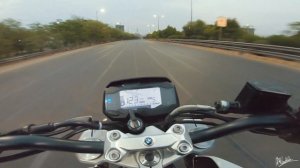 BMW G 310 R TOP SPEED TEST AKRAPOVIC EXHAUST | 157 Km/Hr