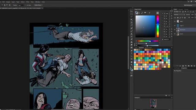 Photoshop coloring tutorial: The Color Mode Trick! смотреть онлайн