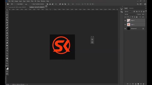 How to Make a Neon Logo in Adobe Photoshop CC 2023-Photoshop Tutorial смотреть онлайн