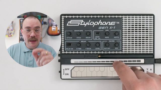 Stylophone Gen X-1 Walkthrough and audio demo for beginners смотреть онлайн