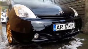 Toyota Prius TUNING 2005 Black, Gold Rims washing