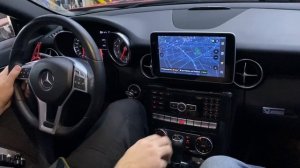 Mercedes SLK(R172) - большой монитор+доп мультимедиа