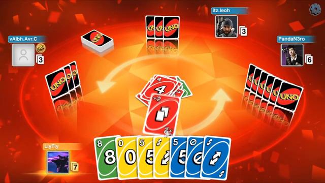 ТИПИЧНАЯ ИГРА В UNO