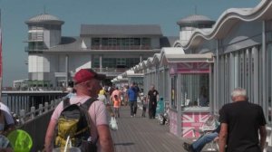 Weston-Super-Mare Seafront Somerset.