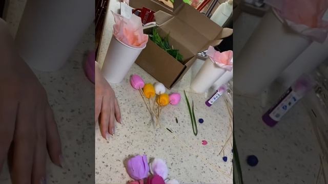 Сборка букетов из мыла