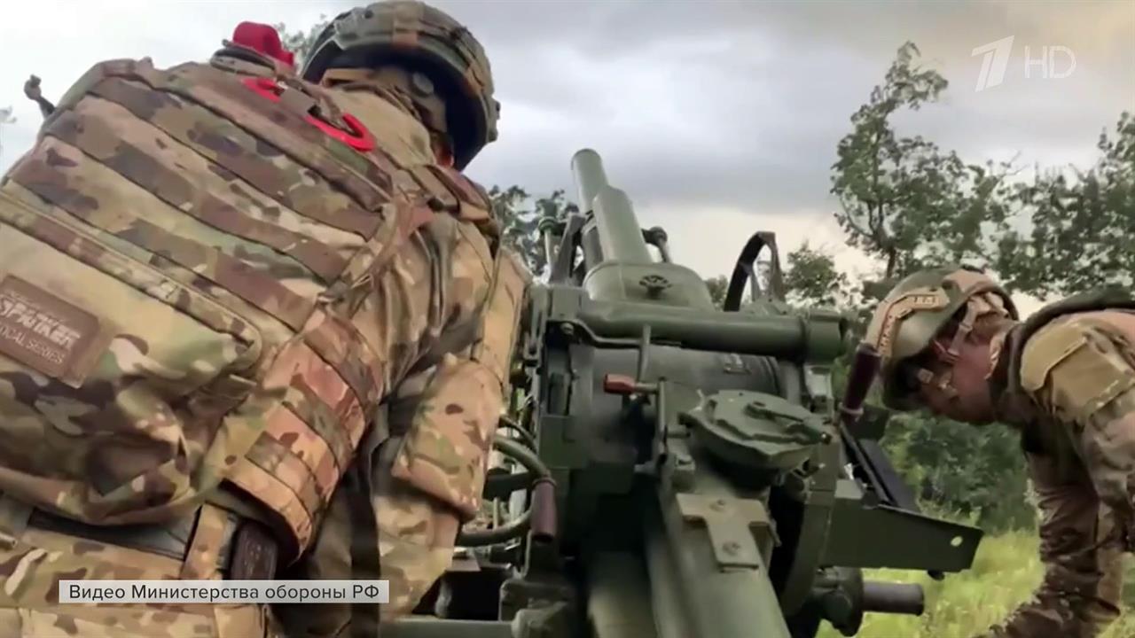 В районе Клещеевки огонь ведут бойцы ВДВ