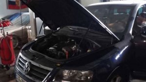 Туарег Touareg первый запуск после капитального ремонта