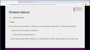 1. Curso básico de PHP - Introducción e instalación