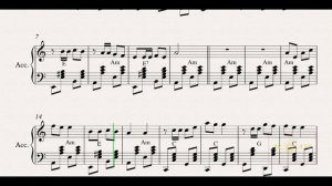 Ваше благородие, госпожа удача / Your honor, lady luck (Accordion Sheet Music)
