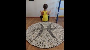 Коврики из гальки - красиво, удобно и полезно