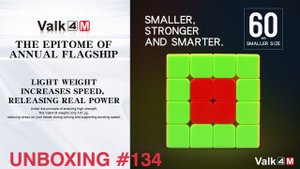Unboxing №134 QiYi The Valk 4M - Strong Magnetic 4x4x4 cube. Обзор