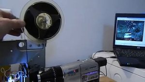 оцифровка 8мм кинопленок. Эксперимент с шаговым двигателем