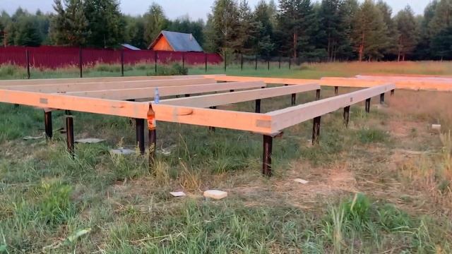 Строительство дома с витражным остеклением: Часть-1