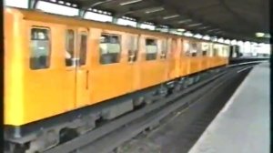 Западный Берлин.1989 год. Путешествие на метро.