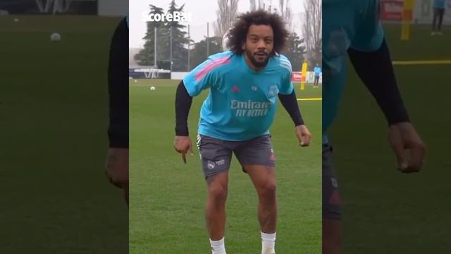 Marcelo showing his skills in training