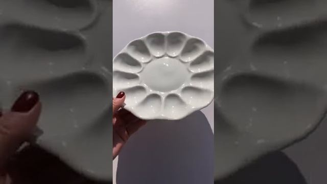 Тарелка для фаршированных или крашеных яиц. смотреть онлайн