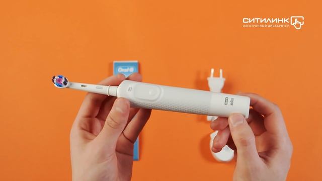 Обзор электрической зубной щетки ORAL-B Vitality 3D White 100 | Ситилинк