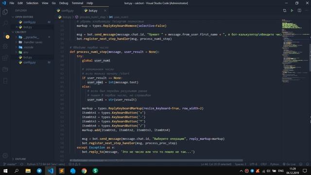 TELEGRAM BOT КАЛЬКУЛЯТОР ► Python Telegram Bot калькулятор