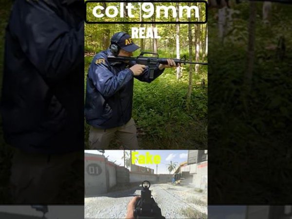 colt 9mm Sound Effect REAL VS FAKE