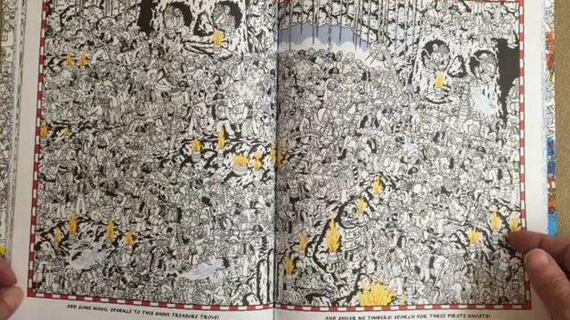 Where's Waldo? The Coloring Book flip through смотреть онлайн