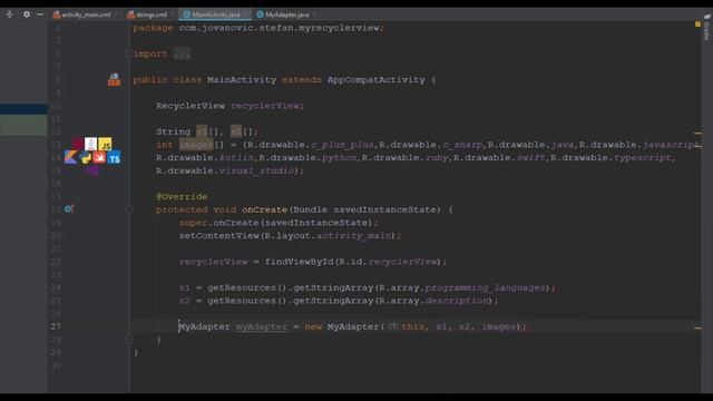 RecyclerView - Android Studio Tutorial | Part 1 смотреть онлайн