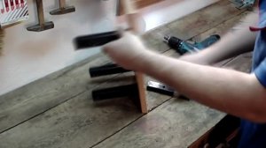 Самодельная стойка для рубанка.