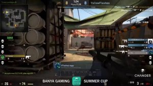 CS:GO : Banya Summer Cup : jiff vs YellowFlashes (de_mirage)