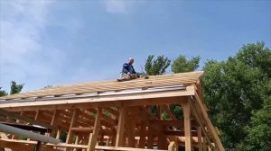 Крыша в каркасном доме 6х6 м, все своими руками, часть 2