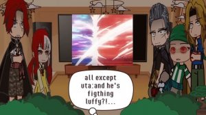 ?•Past Red Haired Pirates (+Uta) Reacts To Luffy's Future• || OnePiece Reacts ||?