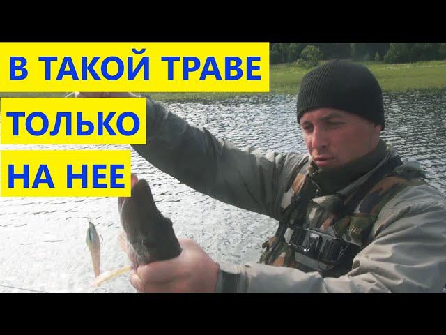 Незацепляйка которая ловит. Незацепляйка для ловли щуки. Ловля щуки в густой траве на воблер.