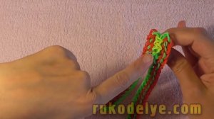 Браслет из резинок Широкий без станка