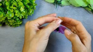 Ночник - светильник из капрона Клубничный кустик Бабочки из капрона своими руками\Master diy