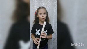 Олененок - Таба (якутская песненка) разучиваем на блокфлейте.mp4