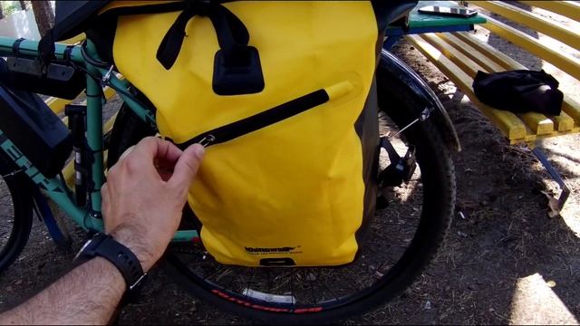 Сумка Rhinowalk на багажник велосипеда. Отзыв. смотреть онлайн