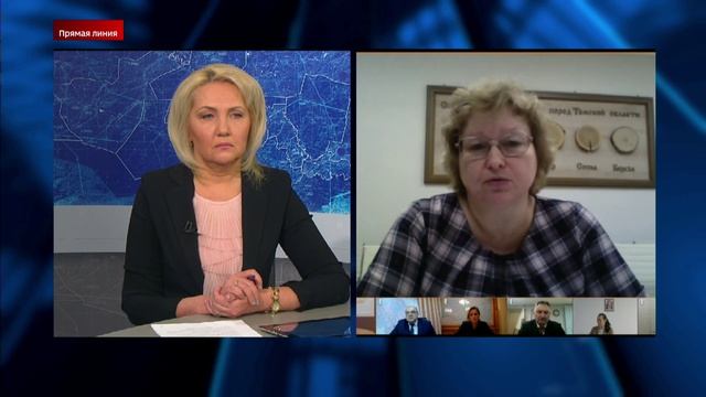 Татьяна Мочалова на прямой линии c Артёмом Коневым, и.о. замгубернатора Томской области  27.11.2023