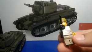 Бт-7 от Brick Battle  (Город игр) обзор лего танка