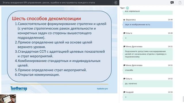 Этапы внедрения KPI-управления: риски, ошибки и инструменты каждого этапа 25.09.2019