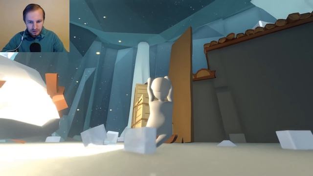 МОЛОЧНЫЙ ЧЕЛОВЕЧЕК И ЛЕДЯНАЯ ПЕЩЕРА | Human: Fall Flat #20 смотреть онлайн