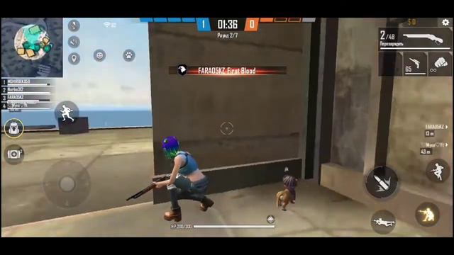 Эпическая игра в FreeFire//Epic game in FreeFire