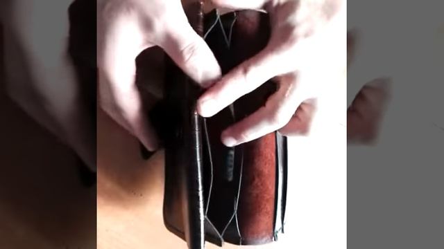 Кожаный женский кошелек ручной работы. смотреть онлайн