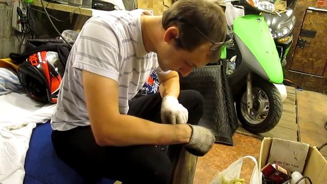 Набивка банки мотоцикла смотреть онлайн