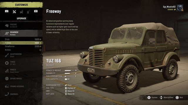 Snow Runner Garage Tour - TUZ 166 (GAZ-69A) смотреть онлайн