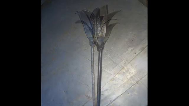 Цветок из металла! Своими руками! Лилия! DIY! Самоделки! смотреть онлайн