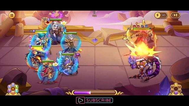 Idle Heroes - 9 босс в Разбитых пространствах \ 5 колоколов \ Broken Spaces boss 9 смотреть онлайн