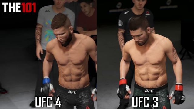EA Sports UFC 4 vs UFC 3: Fighter Visuals Comparison (Which Look Better?)