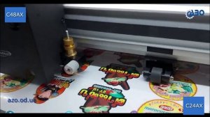 Режущий плоттер с функцией автоматической контурной резки C24AХ vid8