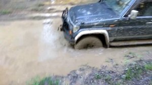 В грязь на Toyota Land Cruiser Prado 78 1KZ блокировки ARB 33 bf mud km2