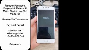Hard Reset Remove Pin, Pattern, Password lock Meizu M3s M3 note mx6 mx3