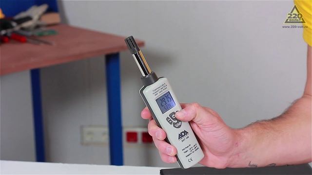 Влагомер ADA Измеритель влажности и температуры ZHT 100 смотреть онлайн